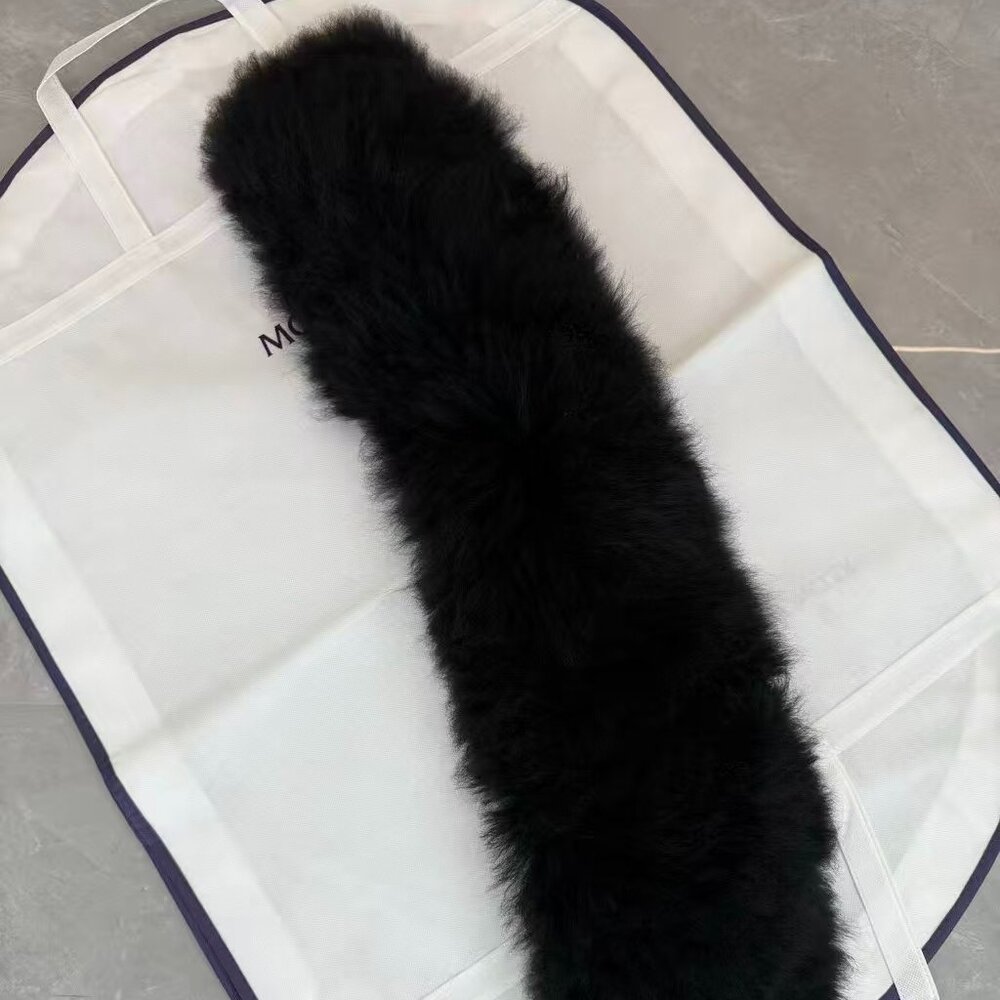 Moncler Short Puffer Jacket - Black, Cinched Waist & Removable Fur Hood - Picture 4 of 8